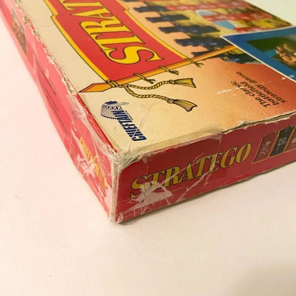 Vintage 1959 Stratego Board Game Chieftain Housemann en Hotte Damaged Board - Picture 3 of 16